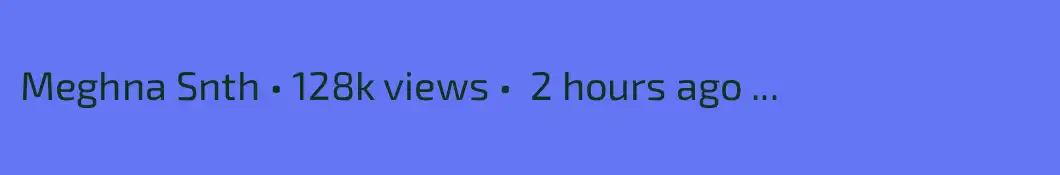 Meghna Snth • 128k views •  2 hours ago ...